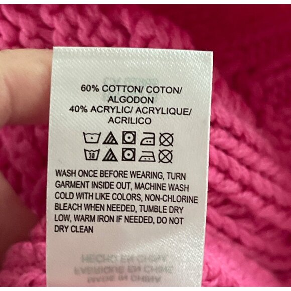 Lucky Brand Pink Cable Knit Sweater - Picture 12 of 15